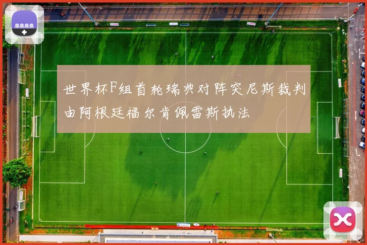 世界杯F组首轮瑞典对阵突尼斯裁判由阿根廷福尔肯佩雷斯执法